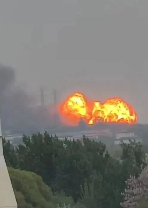 山东淄博一化工企业爆炸起火