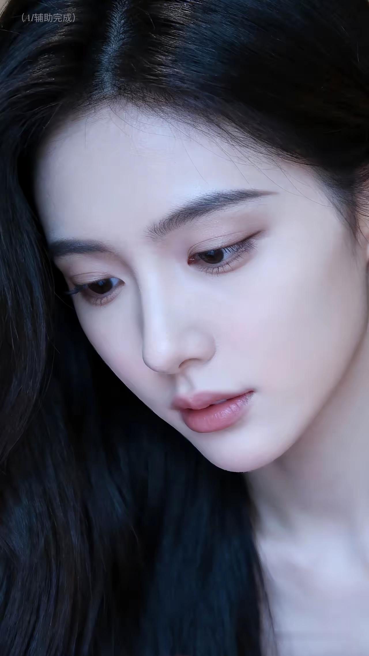 温柔眼眸，沉静如水，岁月静好。🍎🌺❤️