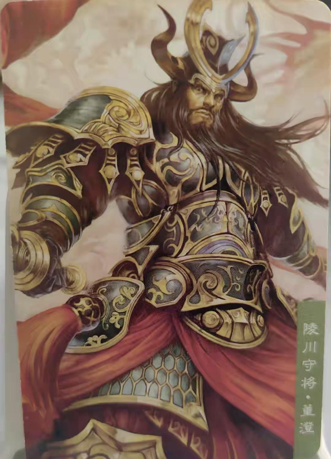 董澄是田虎帐下大将钮文忠的部下先锋，主要镇守陵川，身长九尺，膂力过人，使一口三十