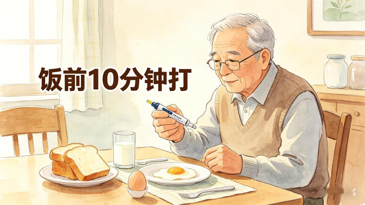打胰岛素，饭前饭后别再乱了好多糖友都迷糊，早上打胰岛素到底啥时候最合适。是