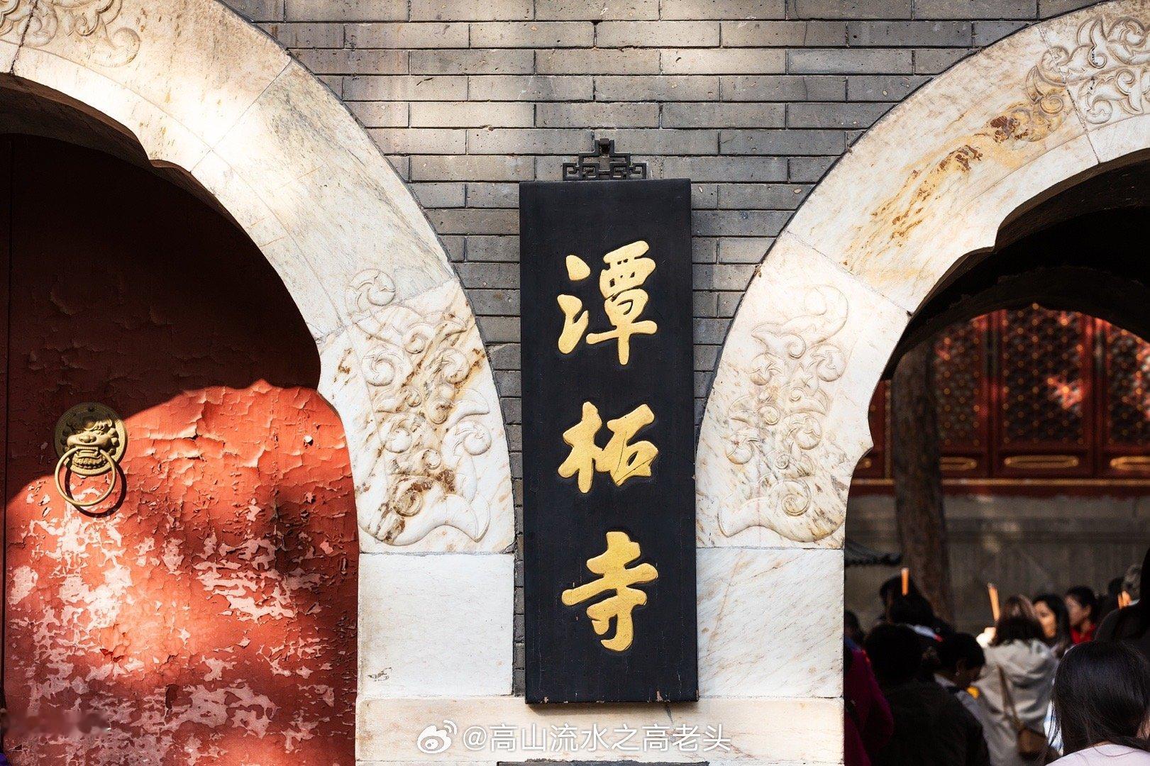 潭柘寺的银杏黄在立冬，看满树金叶飘落，是和北京秋天最郑重的告别。摄影