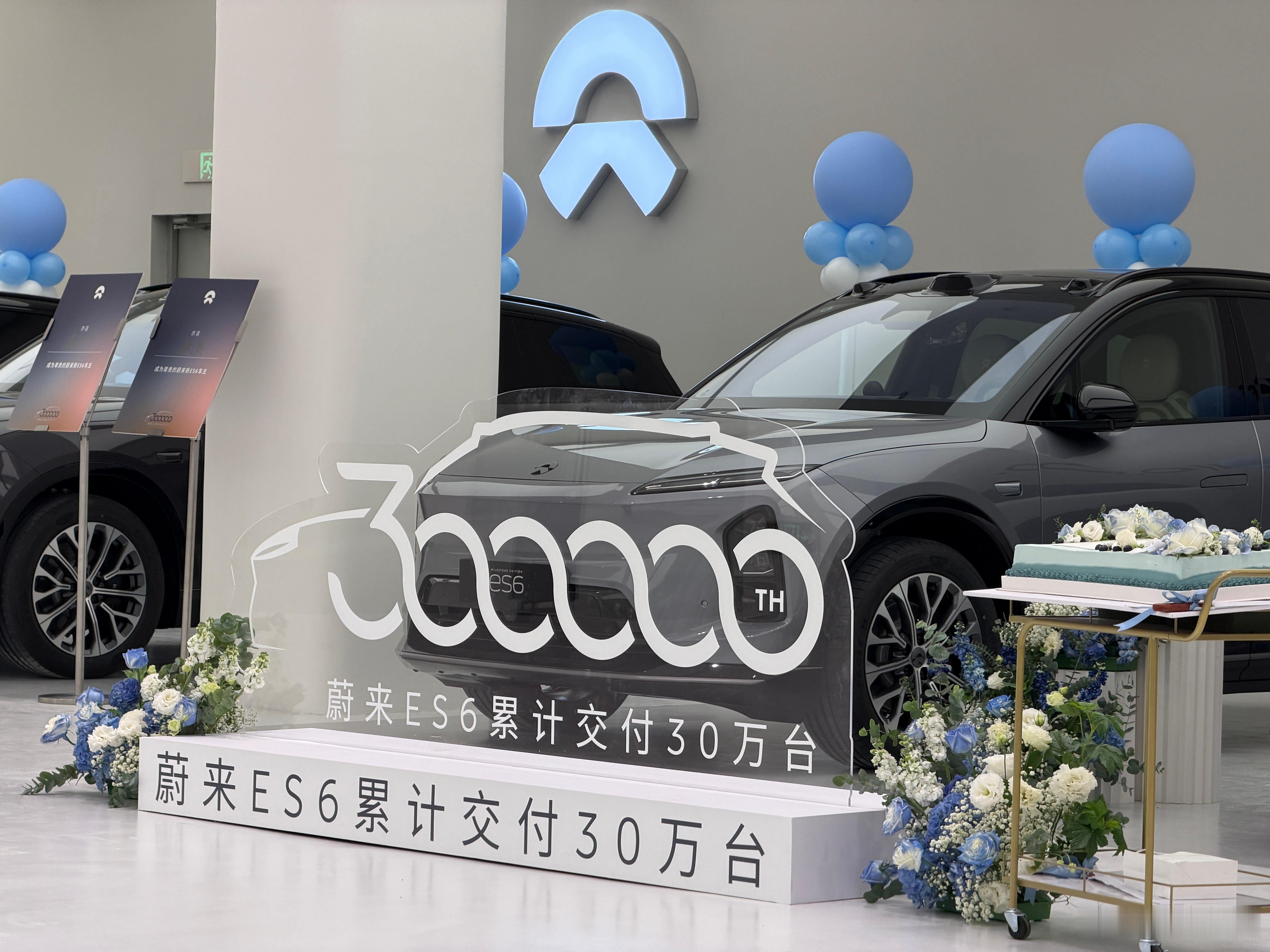 别盯着mini车友圈了，蔚来车友圈真都是小姐姐今天第30万台蔚来ES6交付，采访