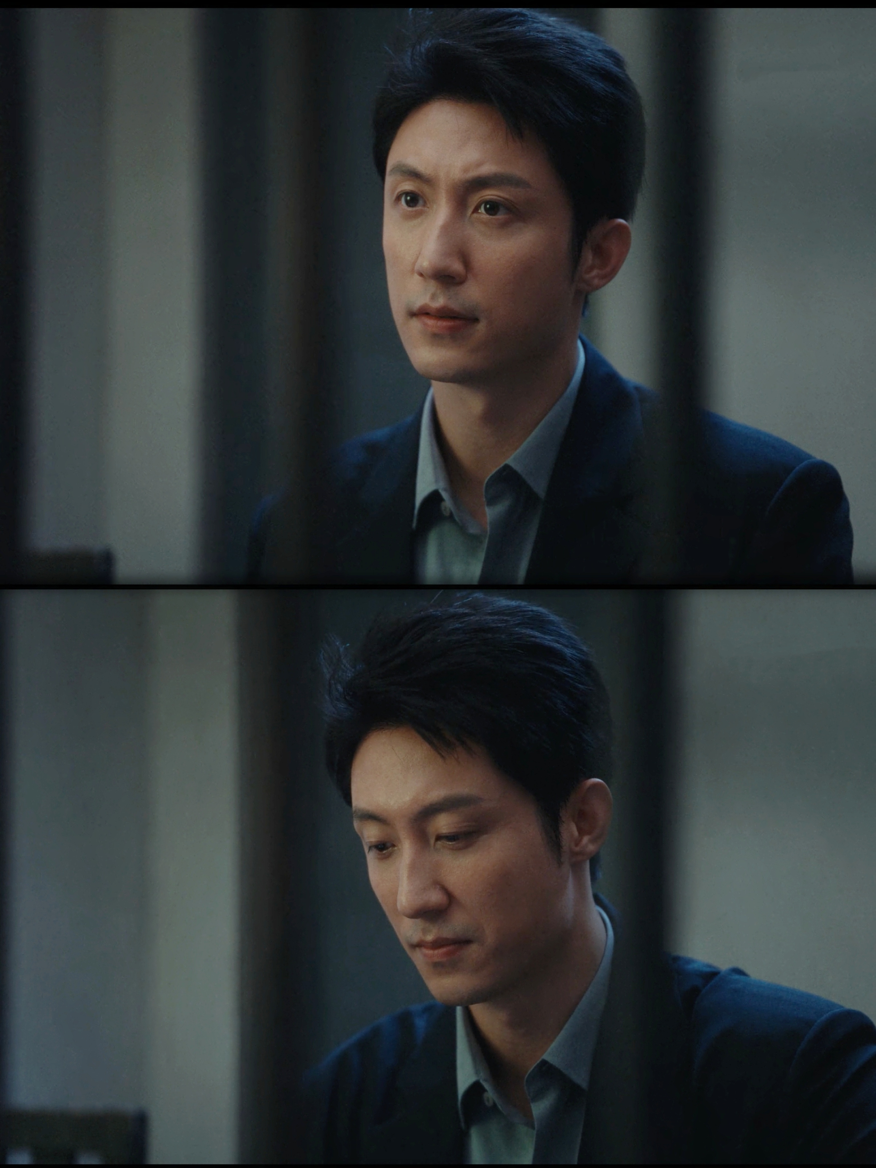 《重器》第28集，陈一众带着陆则铭到看守所找胡旭东核对口供和一些案发细节，这一场
