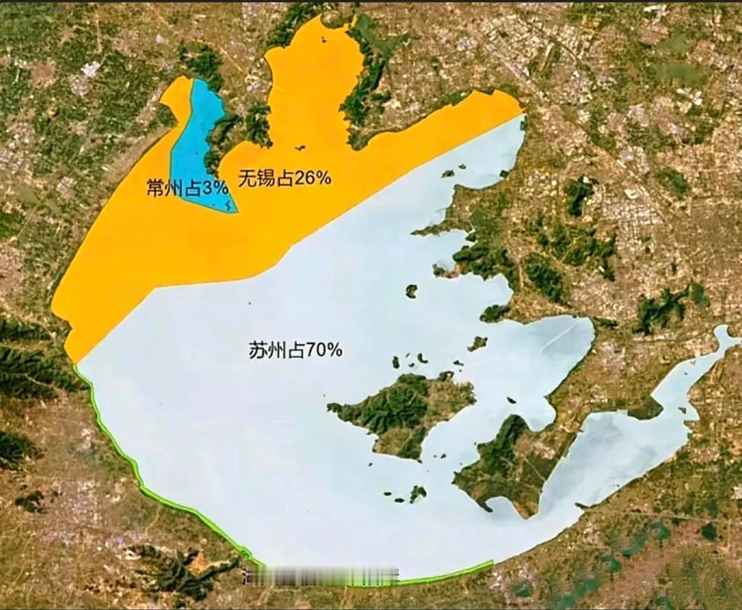 湖州因太湖得名，但如今几乎不管辖太湖湖面，是建国后行政区划调整的结果。古代太湖