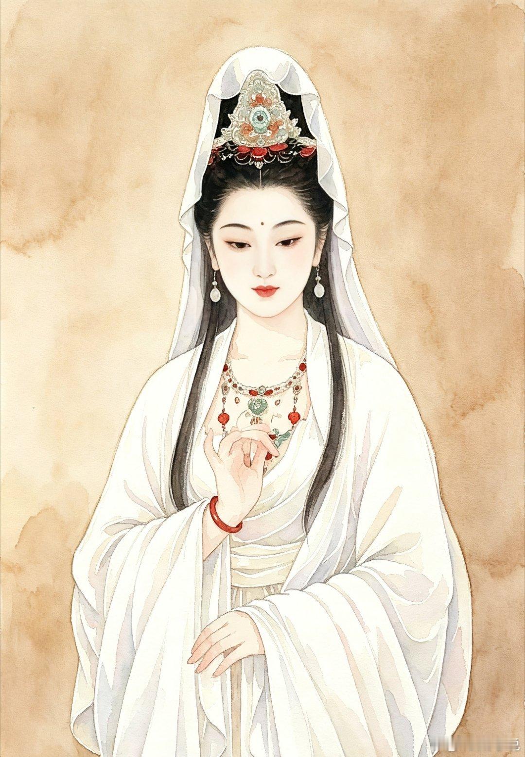 突然刷到菩萨的，绝对不是巧合，你肯定马上就要有大好运发生了！留下一句“好运连连”