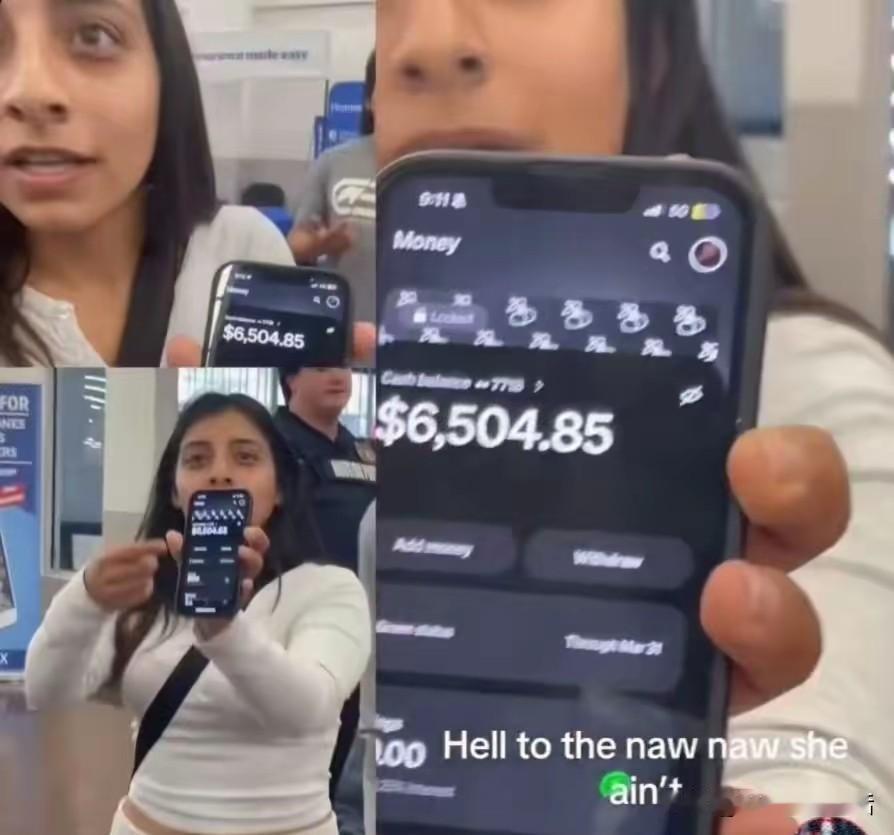 这事儿扎了谁的心？美国沃尔玛两个人吵架都骂对方穷鬼，一个女士直接亮出自己的存款