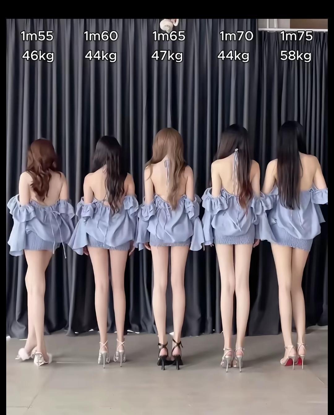 姐妹们，别再信那些模特图了！160cm，140斤，同一套衣服，穿上是“胖若两人”