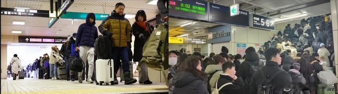 日本新千岁机场成陆上孤岛，仍有近2000人滞留！由于航班取消、日本铁路（J