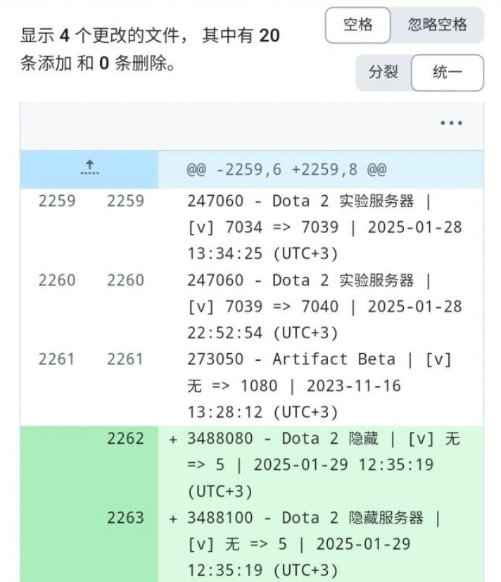 有水友扒出V社为Dota2偷偷添加了新的测试服务器，目前尚不知其用途，有俄罗斯博