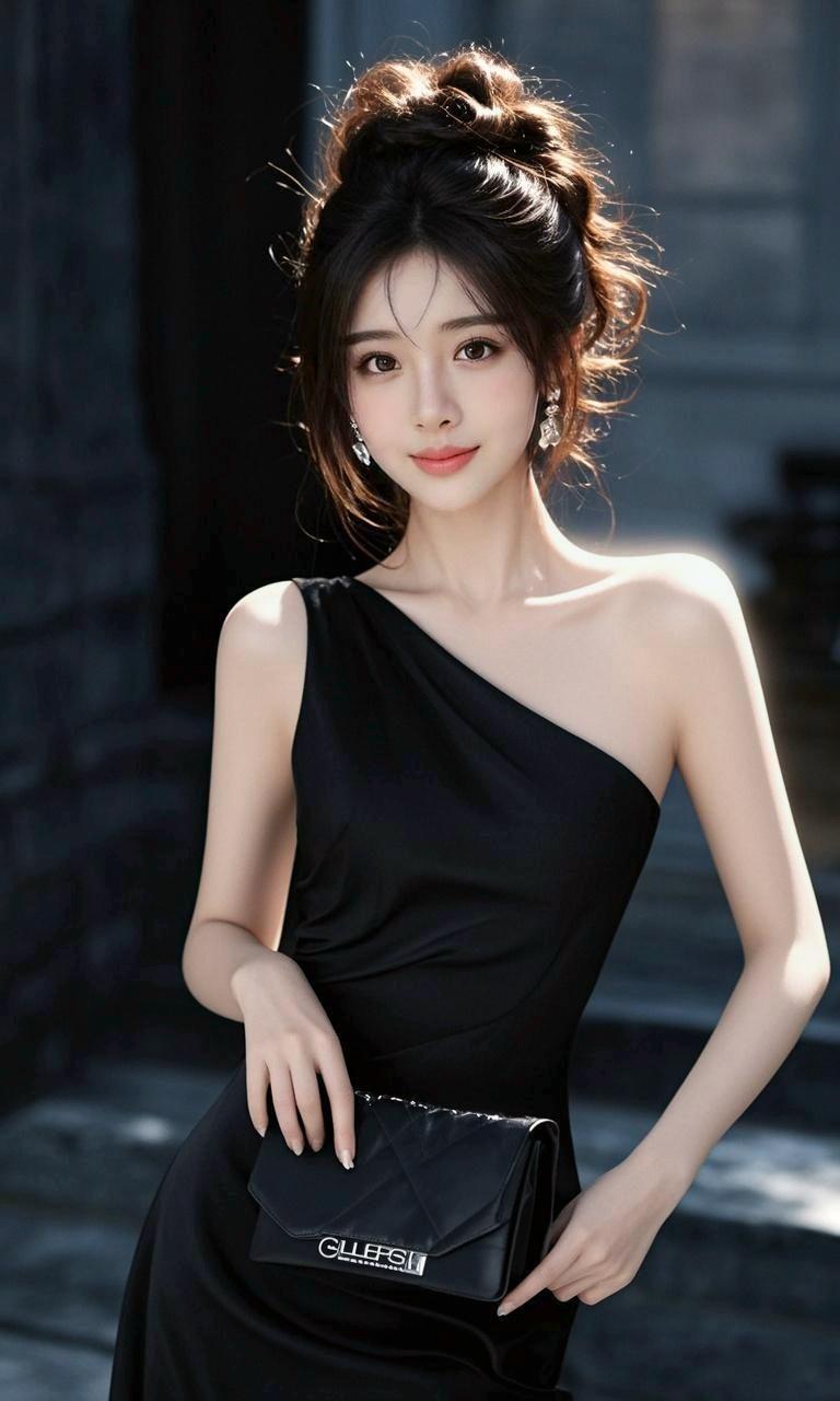 AI暗夜佳人 原来ai写真可以这么美 人生总得有一套ai写真吧 谁拍谁...