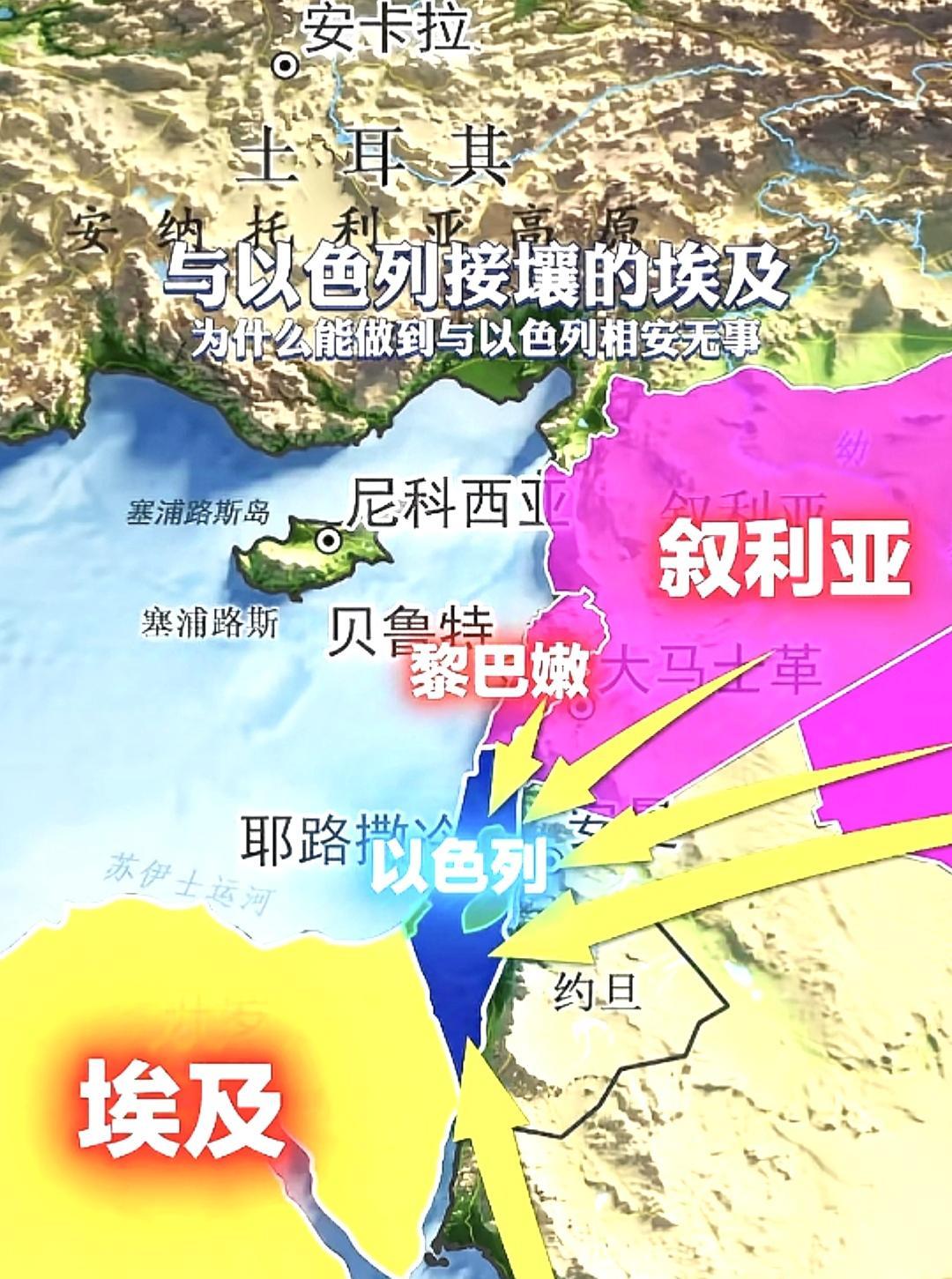 埃及这个行动，再次证明如果伊朗和以色列是邻国，以色列早被灭了！埃及和以色列的紧