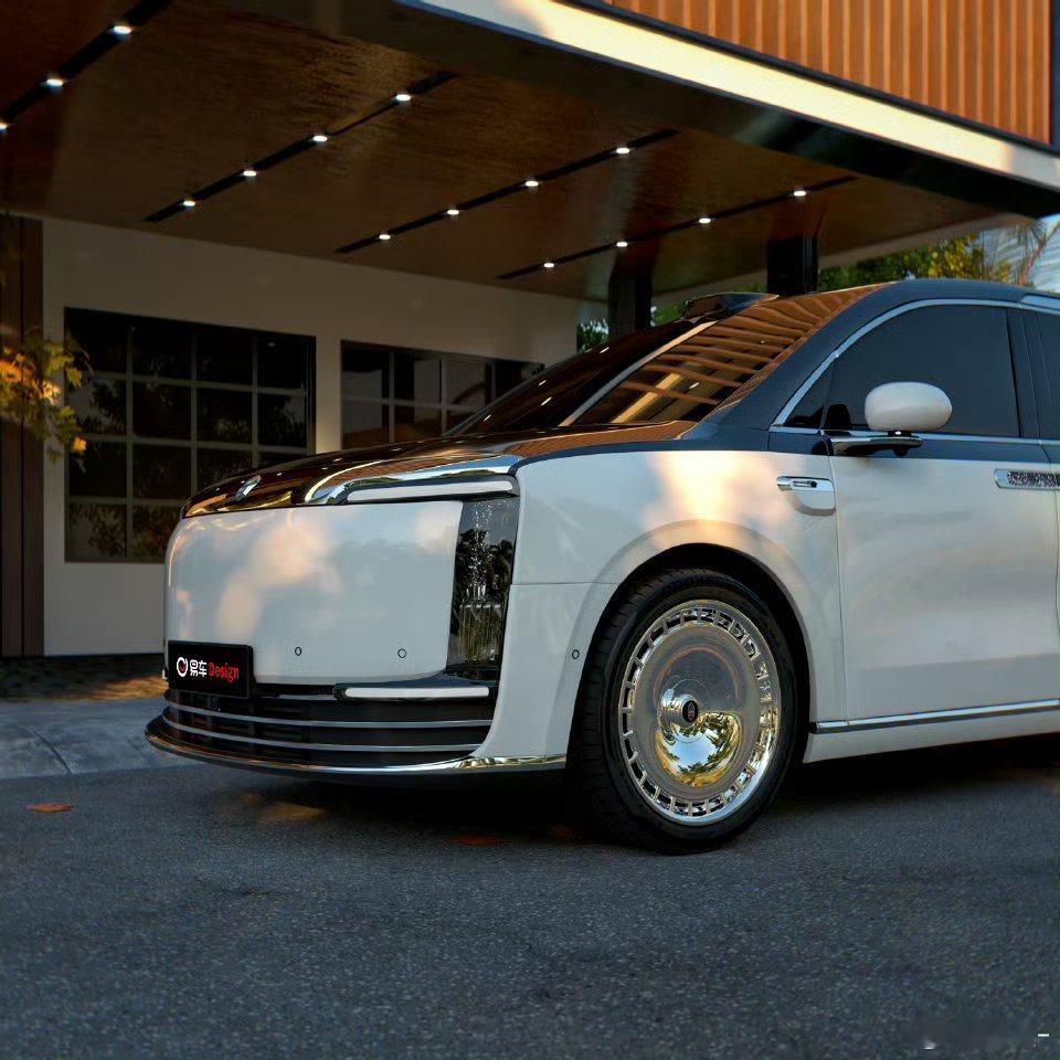 易车制作的尊界MPV场景渲染图图二和尊界S800同框，确实有那味了~兄弟们觉得好