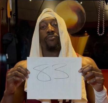 现役球员单场得分榜：1、阿德巴约——83分2、东契奇——73分3、利拉德—