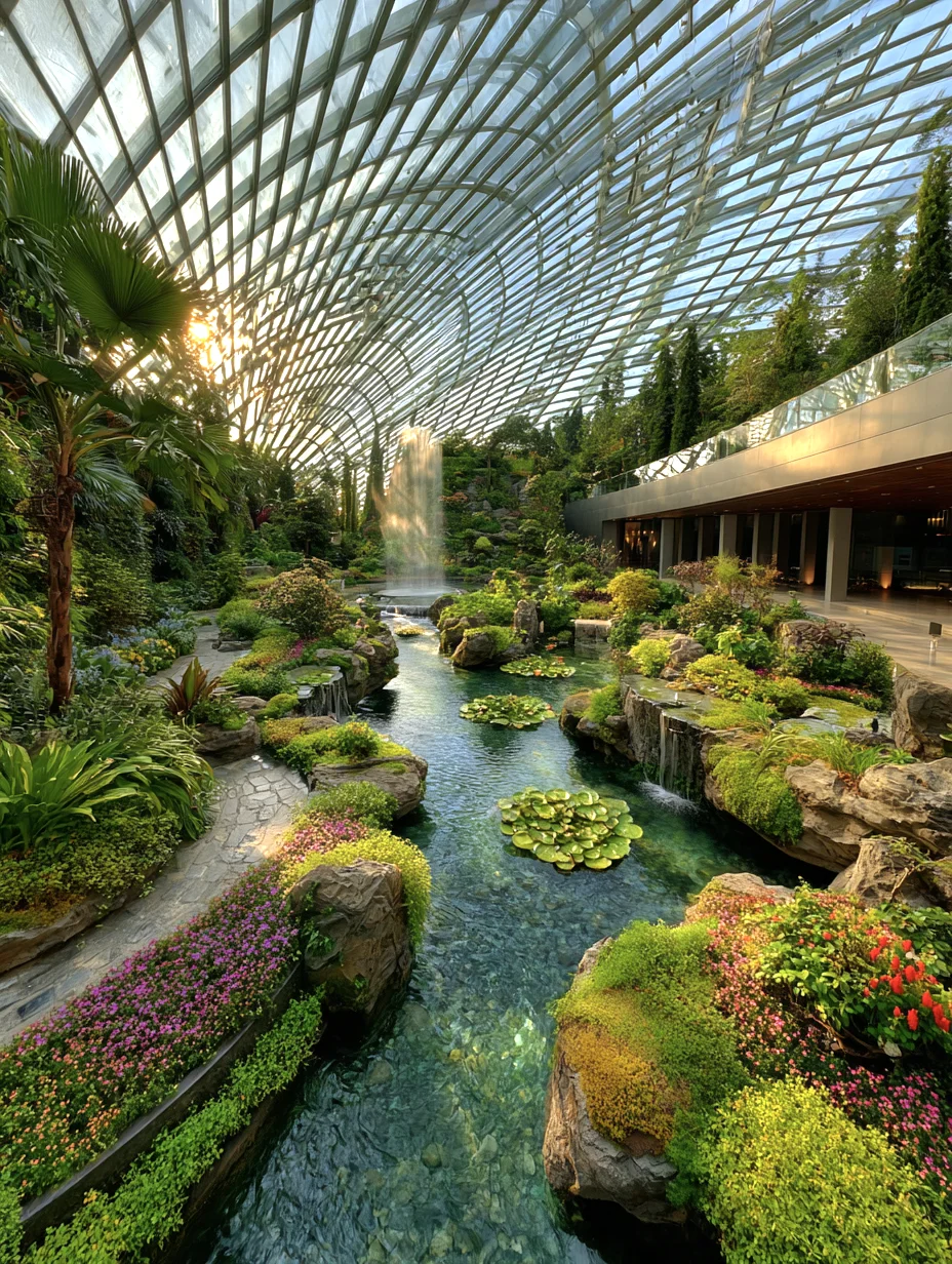 绿野仙踪植物园，小森林，瀑布雨，繁花海~