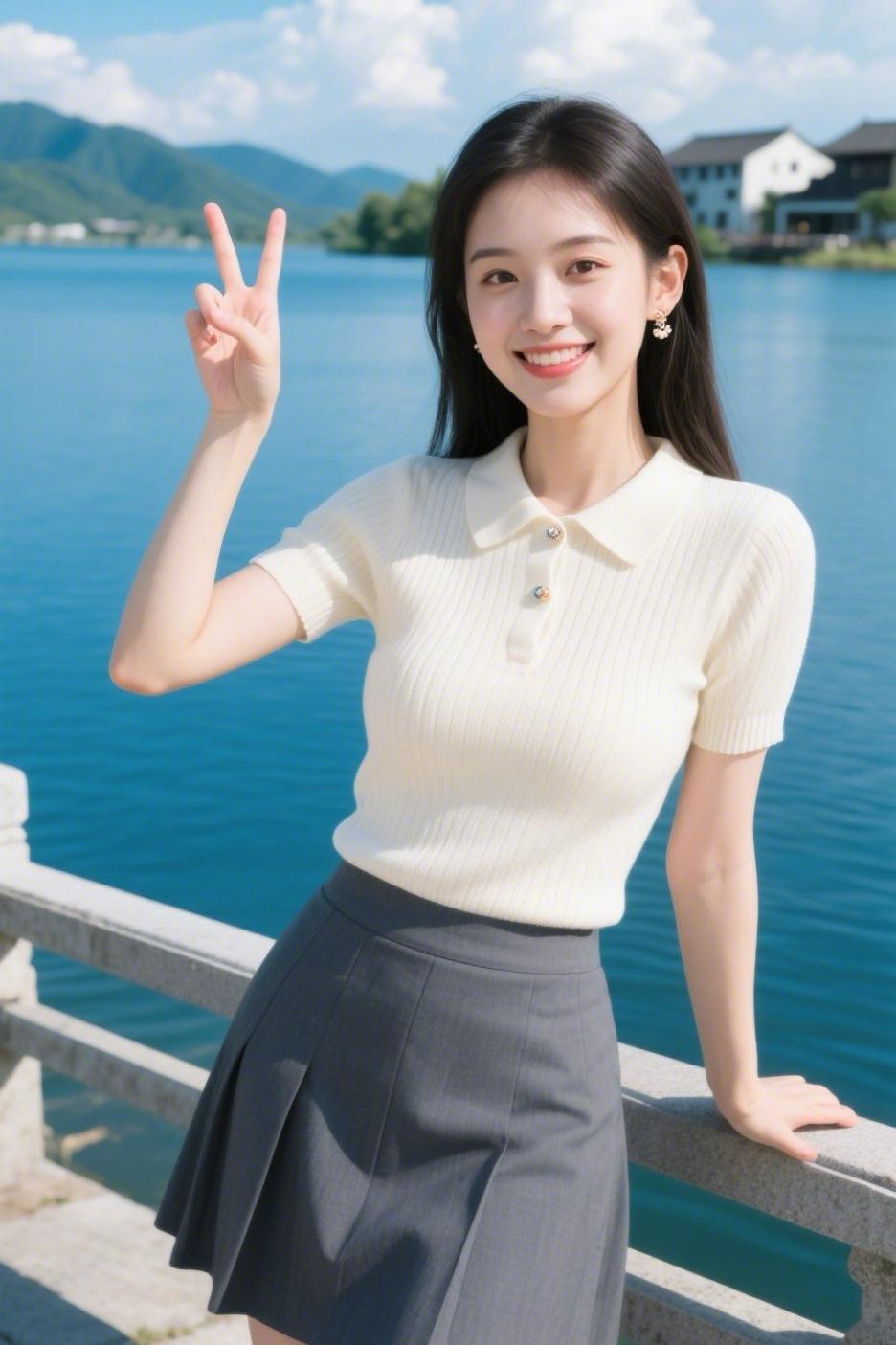 你看那片山，山中无一人！你看那片湖，湖里几条鱼！你看这个人，？？？人怎么样