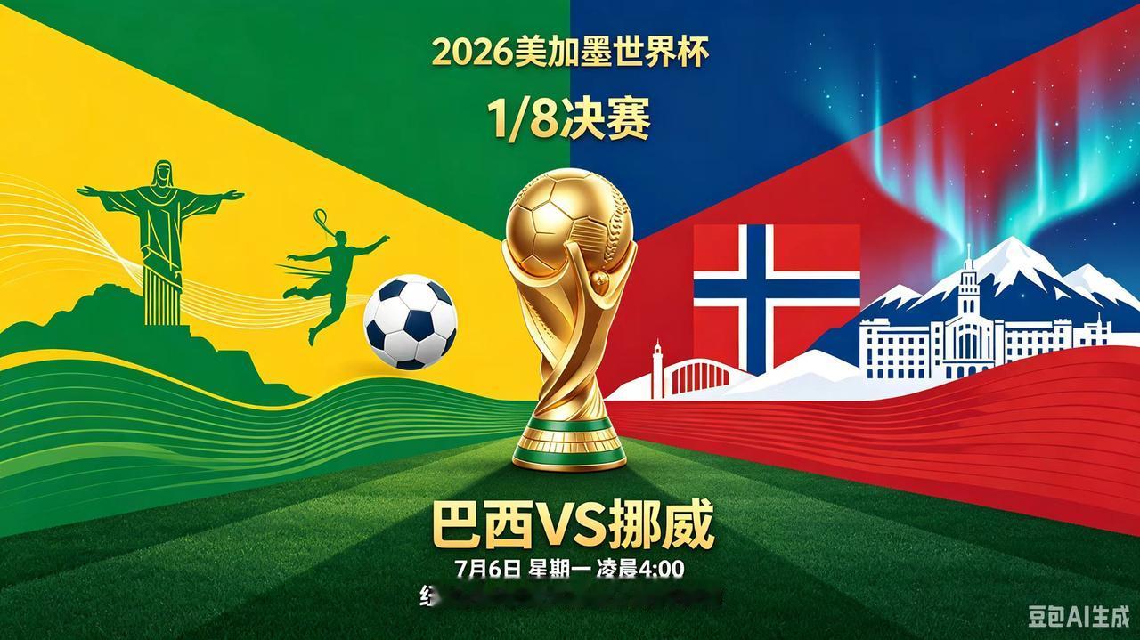 2026美加墨世界杯-1/8决赛，7月6日赛程日期：7月6日(星期一)04
