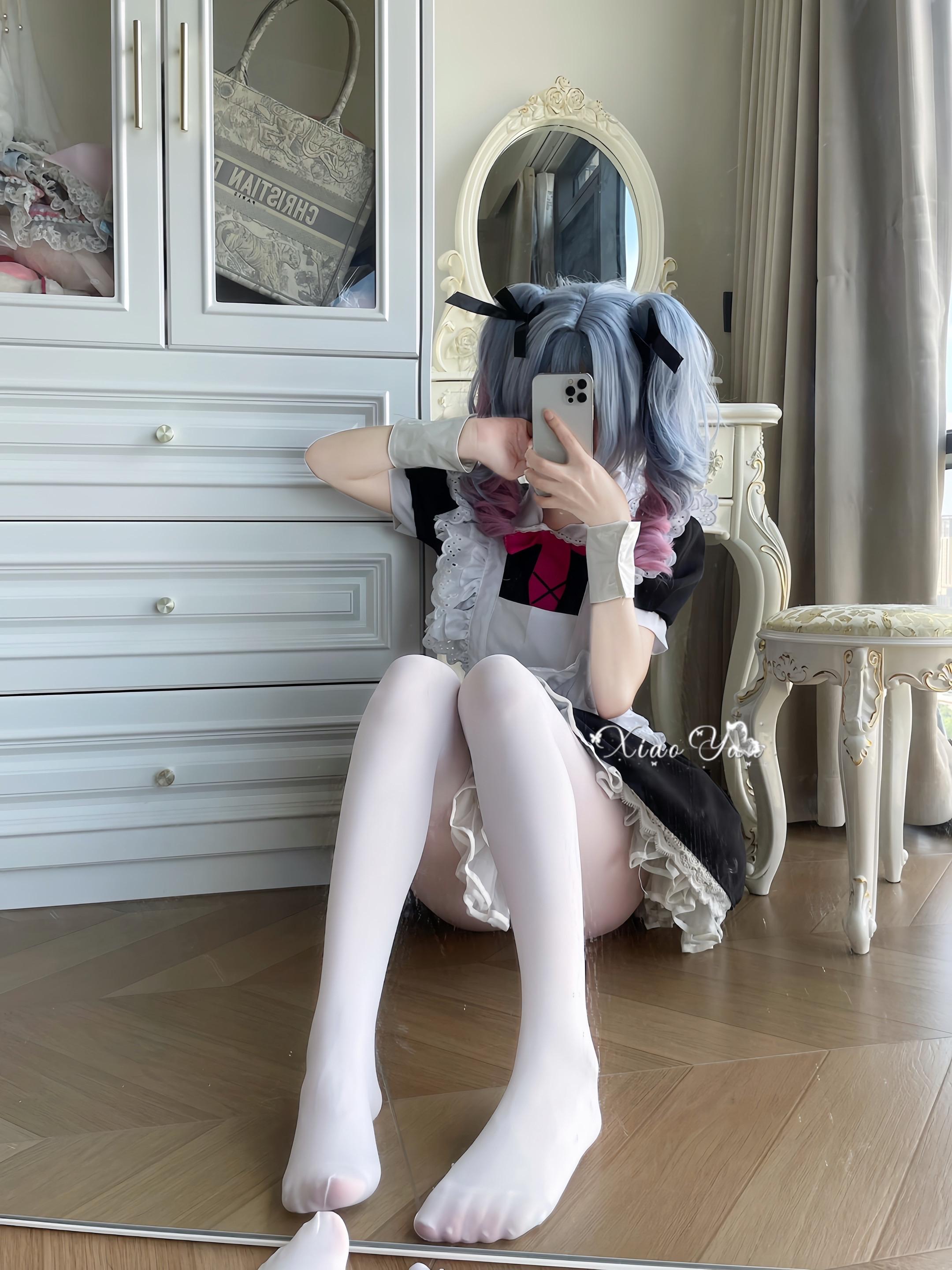 初音未来 兔子洞 女仆装 cos