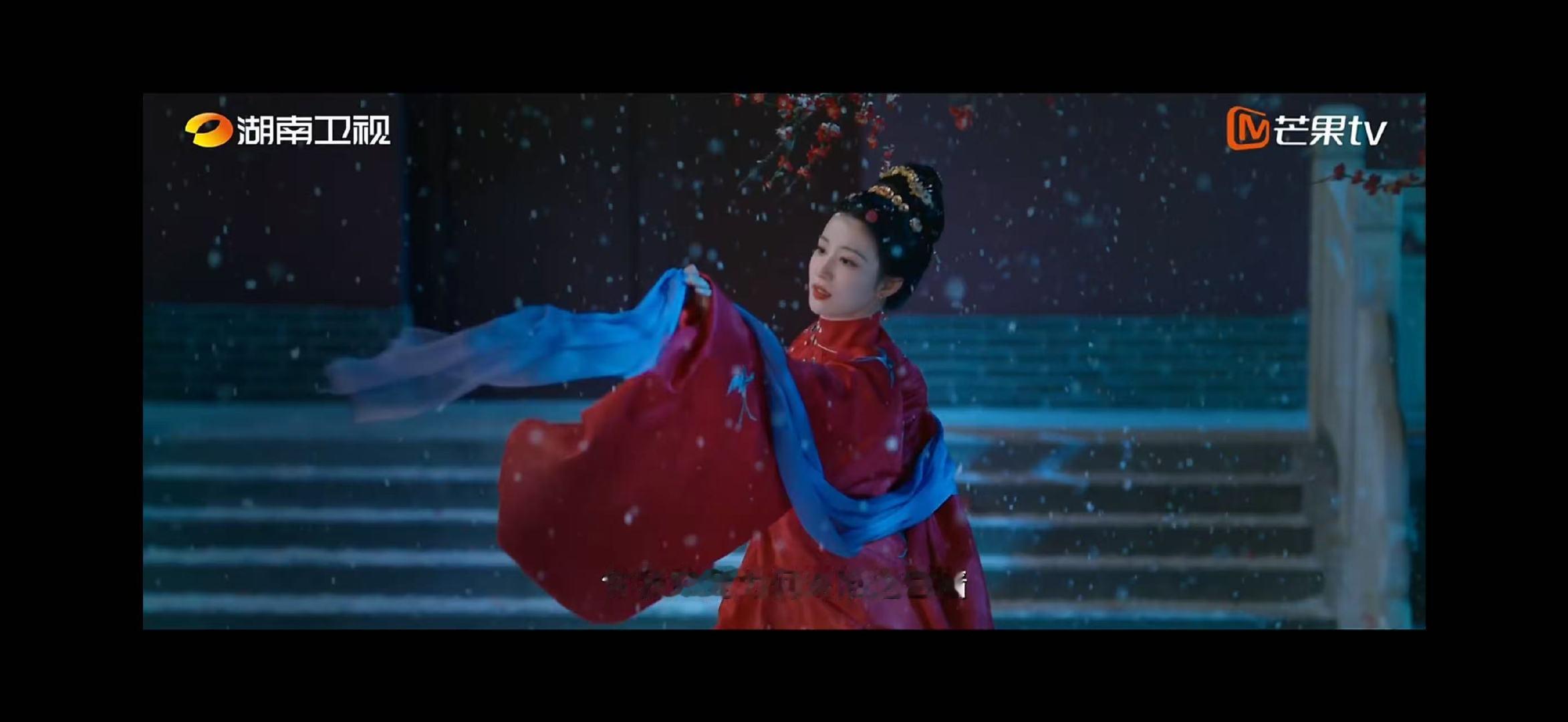 王楚然明月录红衣雪中舞王楚然雪中红衣舞王楚然明月录红衣雪中舞王楚然