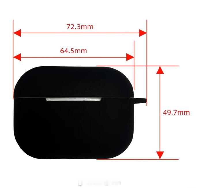 AirPodsPro3耳机前瞻看了一下尺寸，好像充电仓要比AirPodsPr