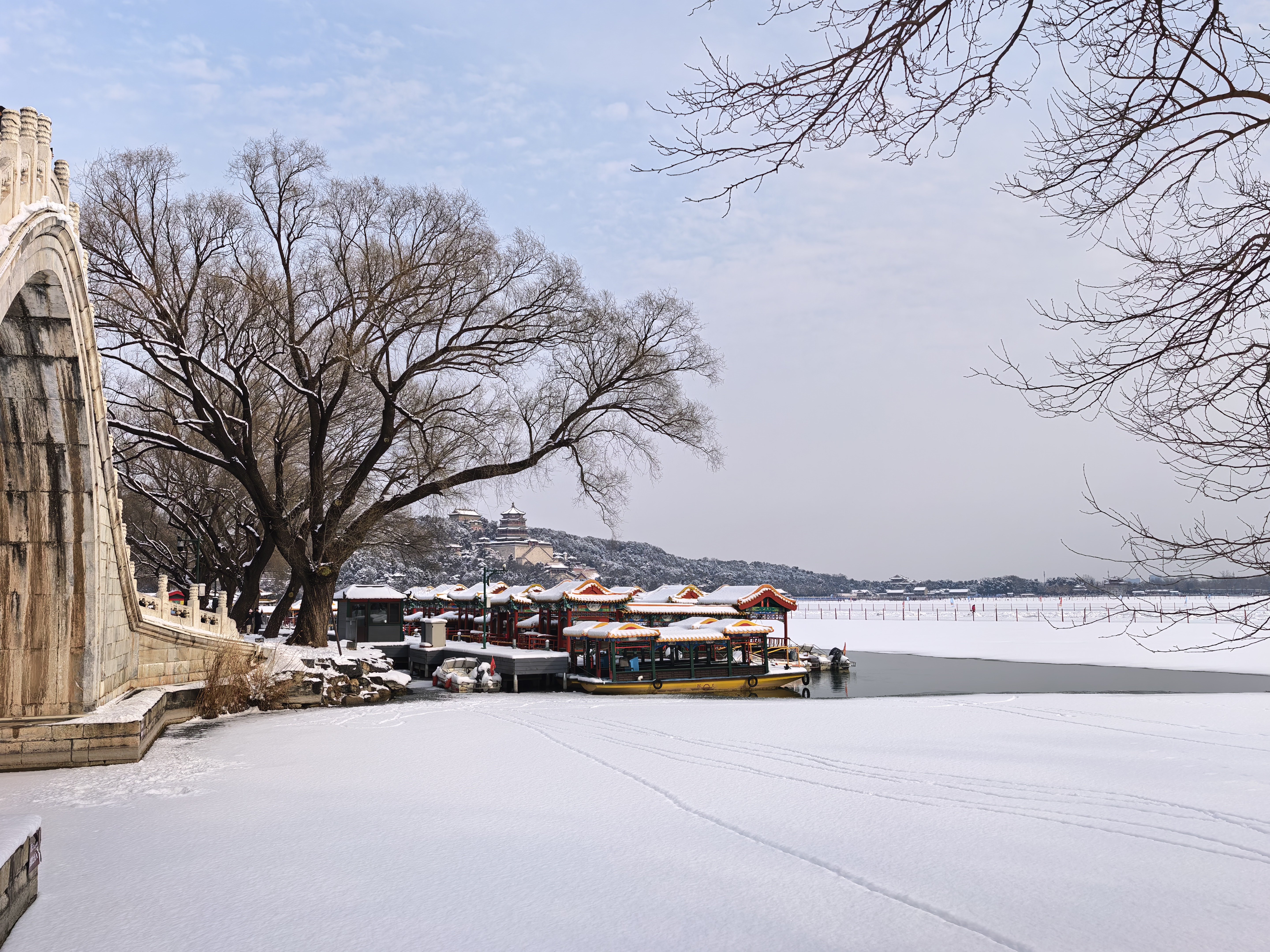 大美北京，最美颐和，雪后的颐和园，美不胜收。颐和园颐和园