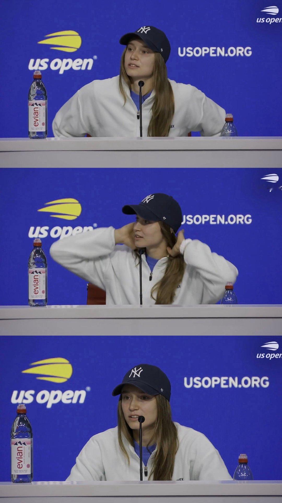 2026美网R4Well...这人，场上乱杀场下也乱杀#莱巴金娜##莱巴金娜首进美网八强##莱巴金娜