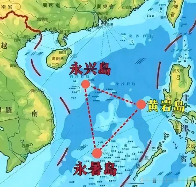 黄岩岛是南海铁三角的东环焦点！永兴岛、黄岩岛、永暑礁这三座岛屿，将会是真正的