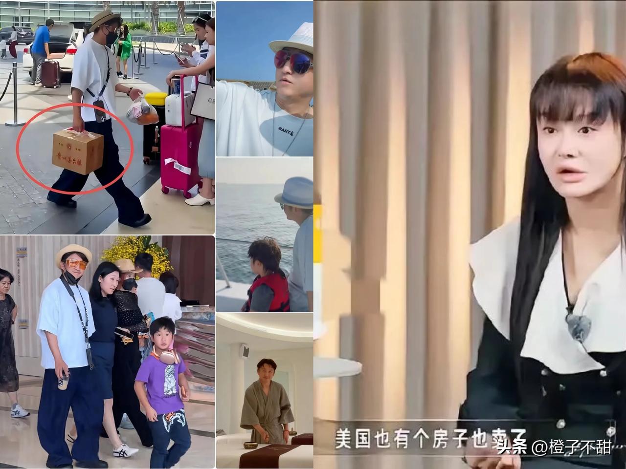 一边哭穷说家里水费从七八百压到一百块，大儿子一顿午餐死死卡在39块5，二儿子校服