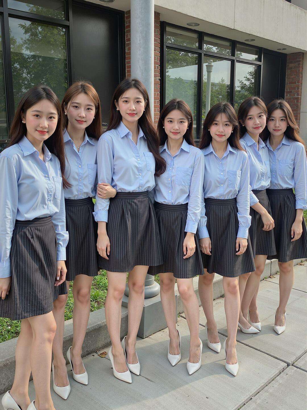 这是什么公司？造型这么统一。