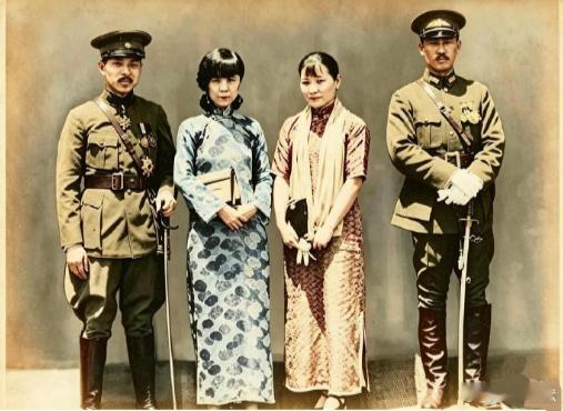 张学良、于凤至、宋美龄、蒋介石的真实相貌，民国黄金时代的珍贵留影。​​​