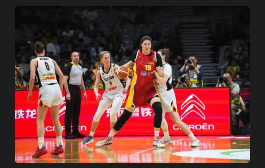 女篮多亏宫导带上了张子宇，今天对阵比利时，全队只有张子宇正常打球，除了她，全队无