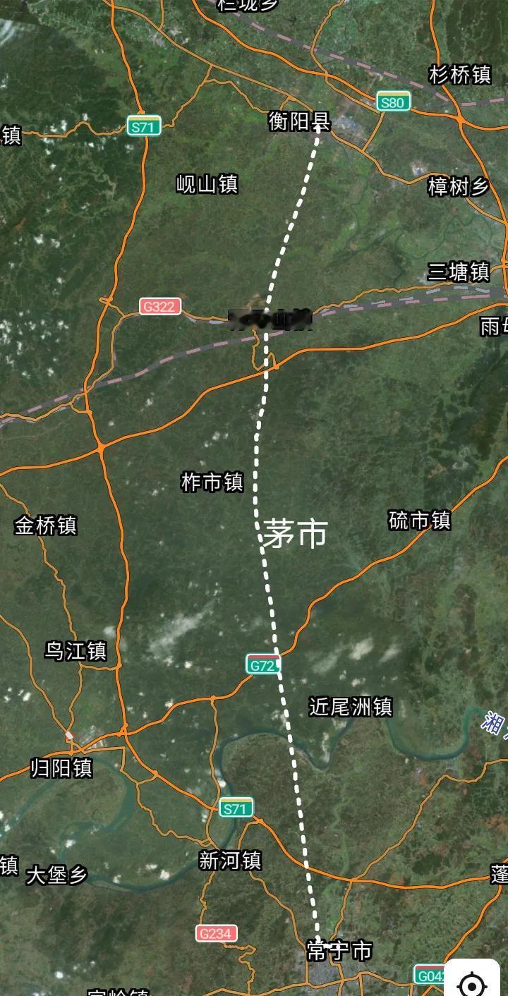 衡阳县至常宁市如果能沿着谭子山和茅市镇修建一条直达二级公路就更好了，现在两地来往