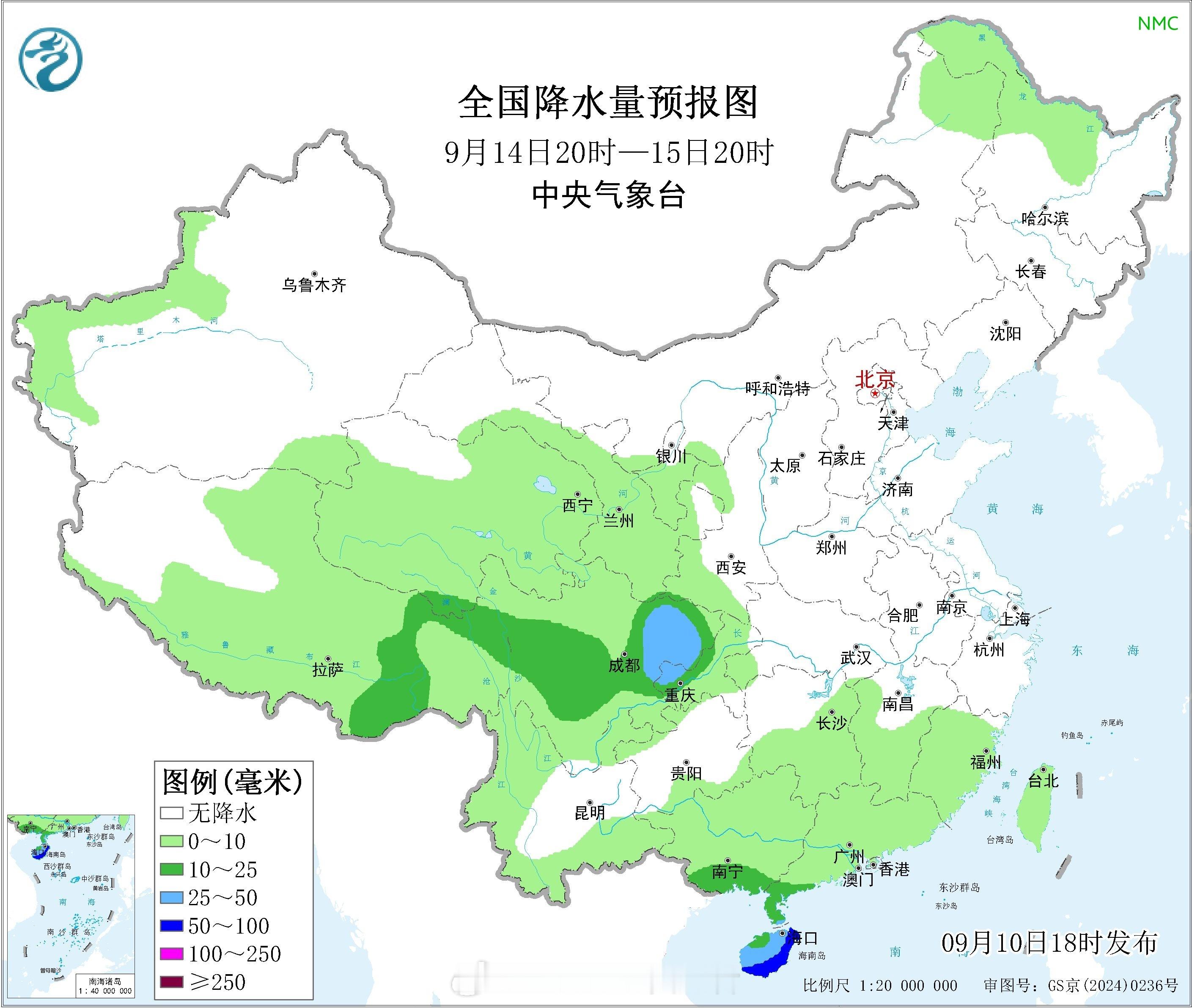 【华西地区多阴雨】未来10天，西北地区中东部、西南地区多阴雨天气，陕西西南部、四