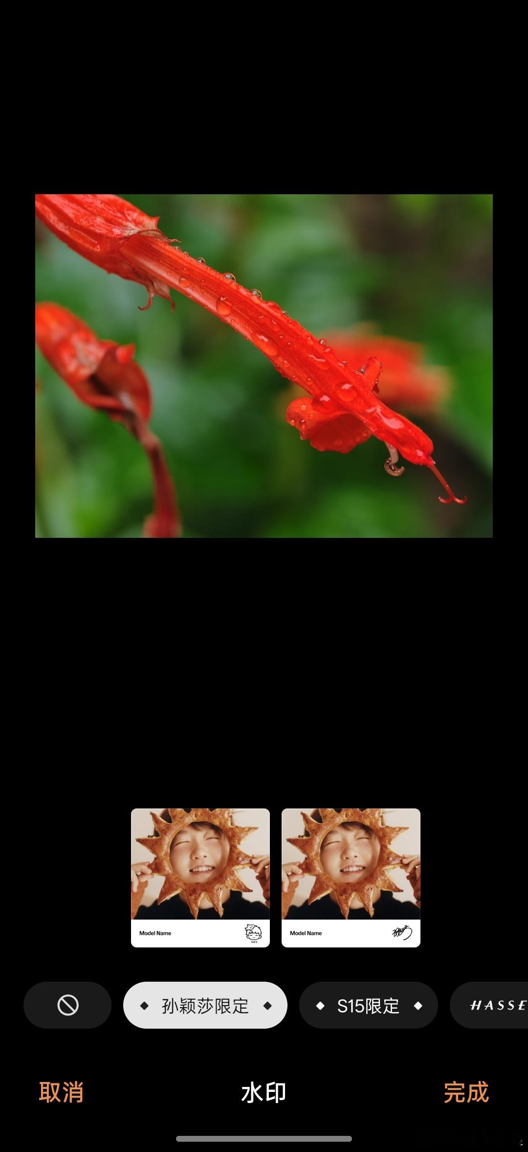 OPPOFindX9系列照片竟然还有孙颖莎限定水印，给代言人安排限定水印还