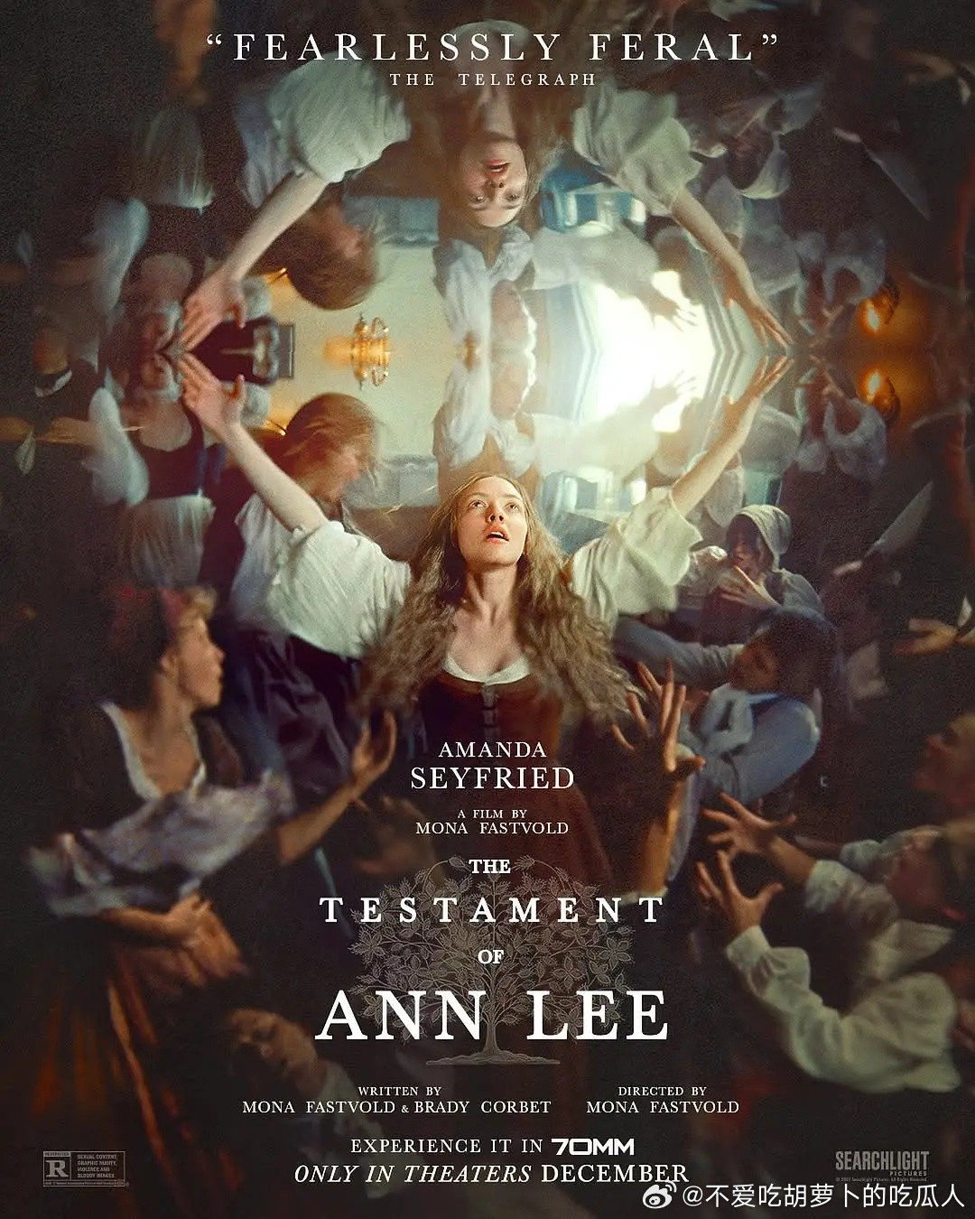 今日新剧上线英国电影安·李的遗嘱今日上线，豆瓣评分6.2。阿曼达·塞弗里德、托