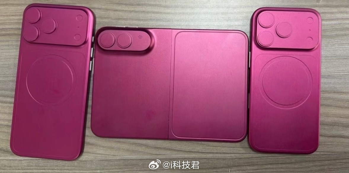 iPhone三款新机机模出炉9月发3款：iPhoneFold（首款折叠iPh