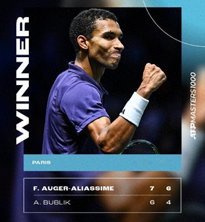 ATP1000巴黎网球大师赛两场男单半决赛，辛纳仅用时62分钟就以6-0、6-1