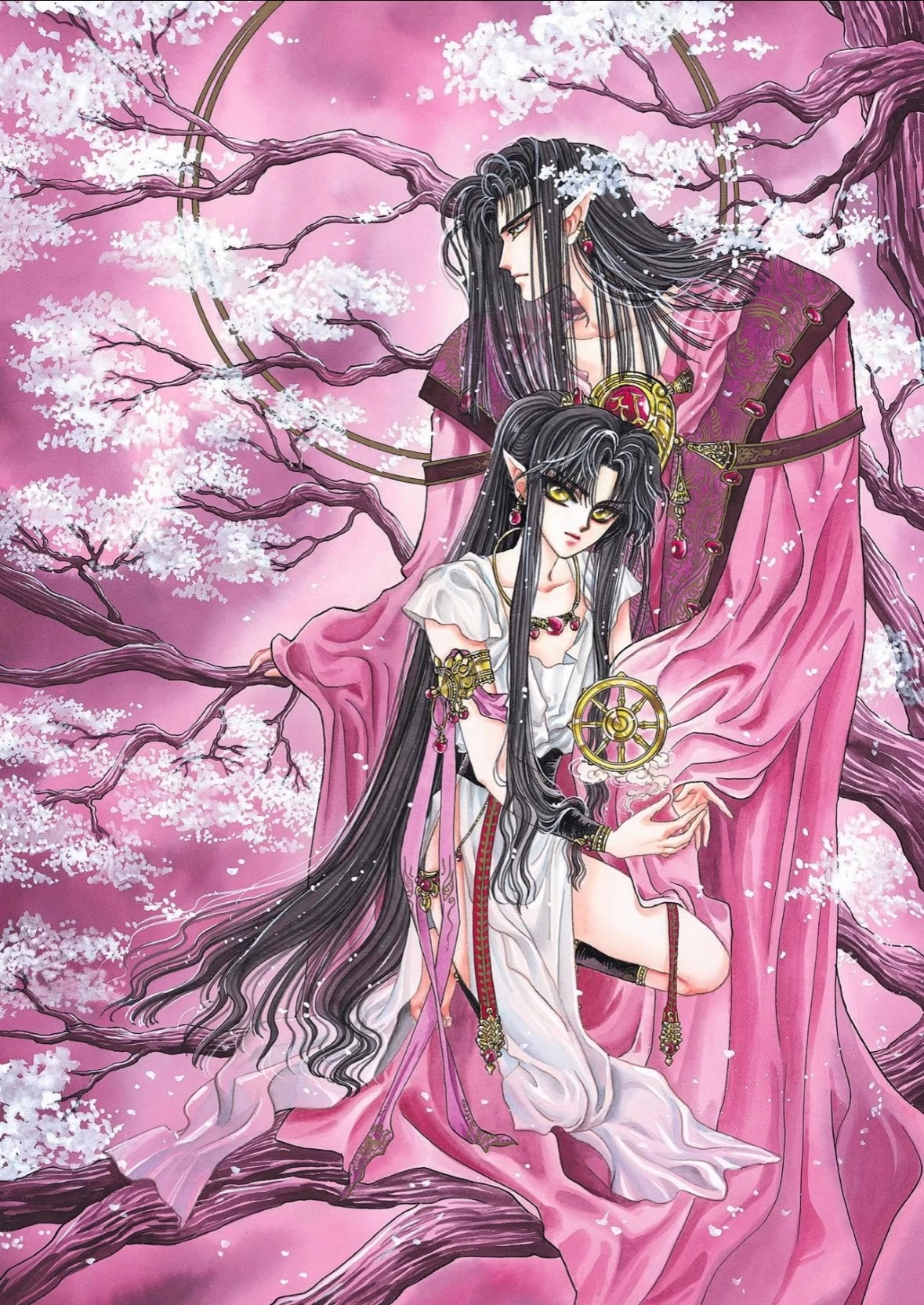 clamp就是神！！每一笔都美出天际！！动漫点评团clamp动漫