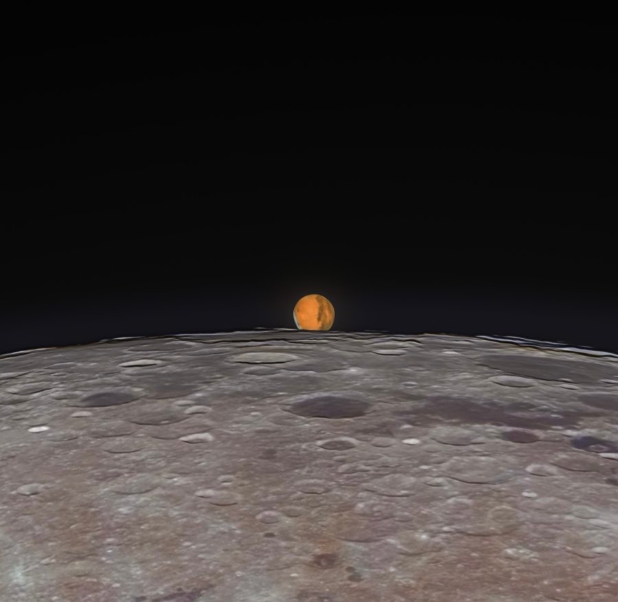 火星和月球是未来人类的新家园​​​