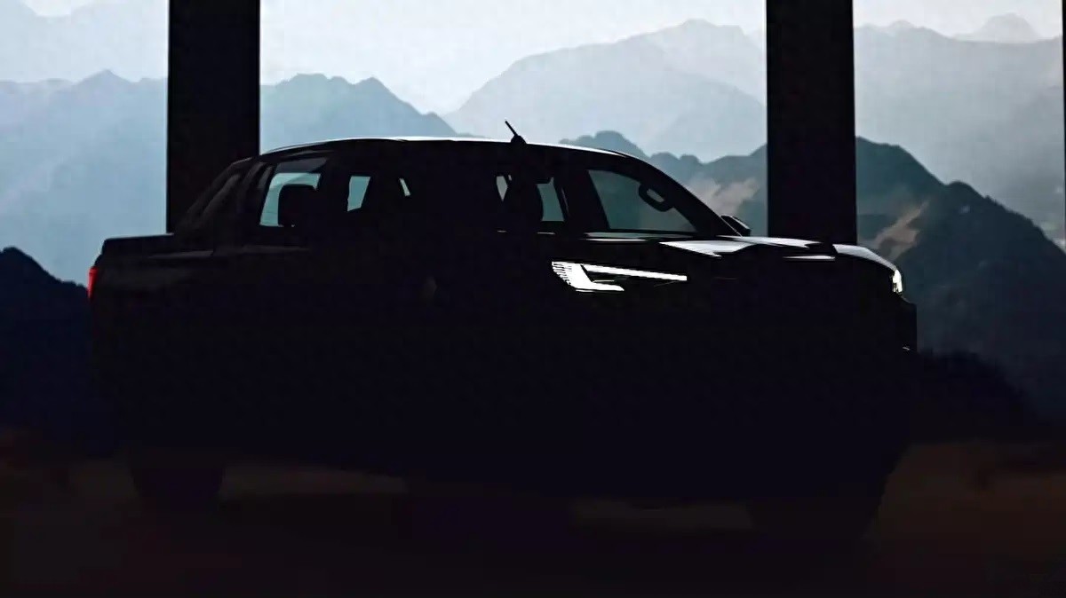 全新一代丰田Hilux预告图曝光，双排布局+一体化龙门架该车将基于现款Hilux