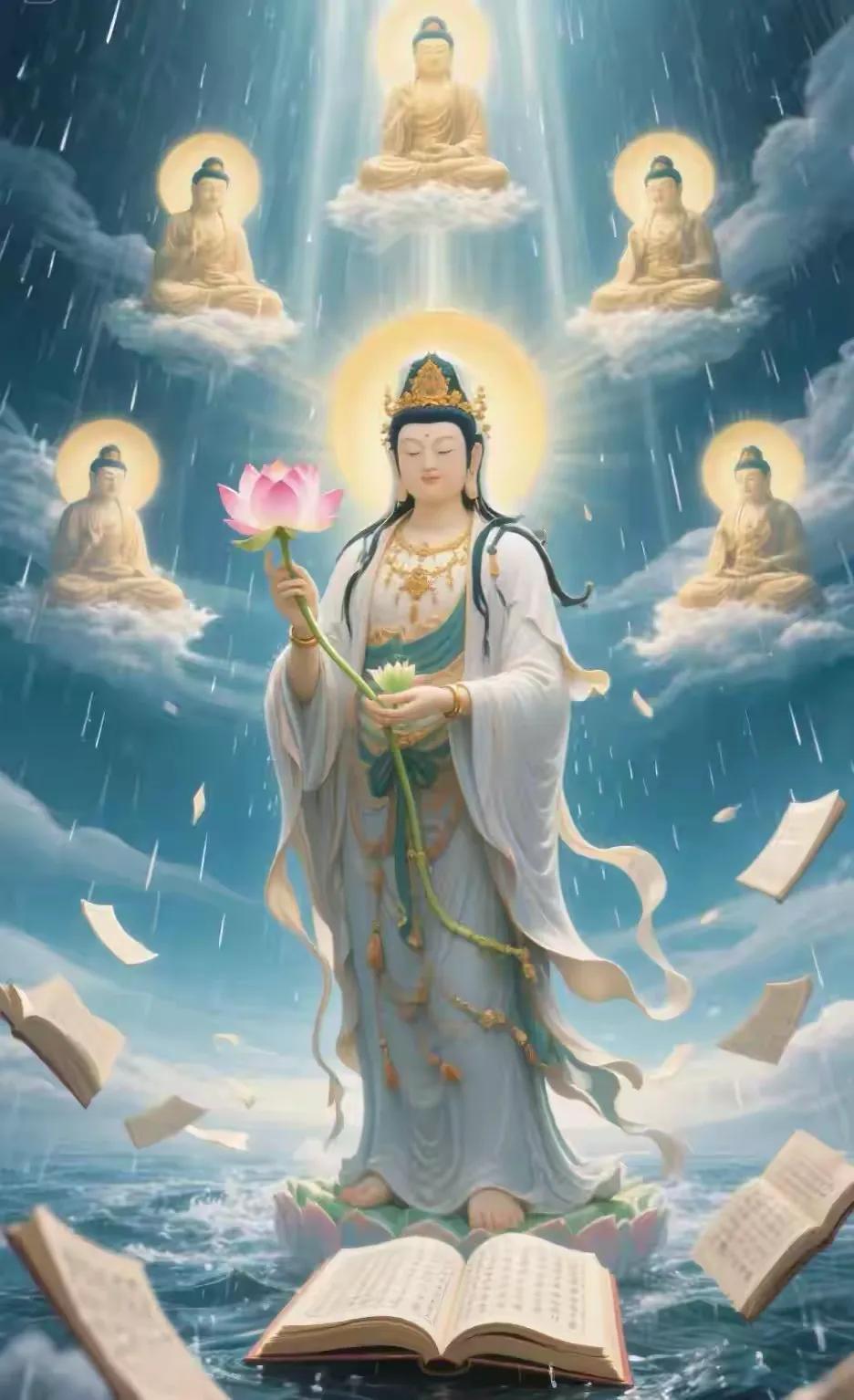 恭喜你，见菩萨者无病无灾无难，儿孙灾祸不侵，全家百病不生，百病全消，百病全无