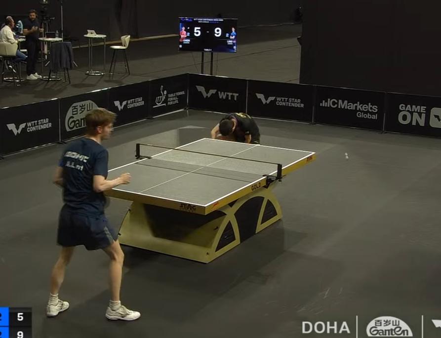 哎，陈俊松一天三赛，三场全输了！今晚陈俊松太可惜了，明明可以赢林德，但是