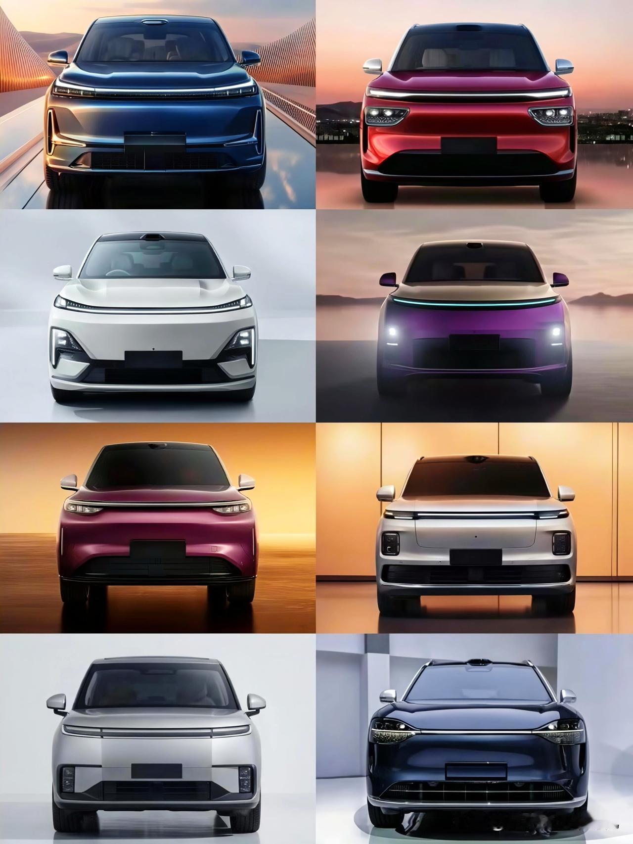 能认出五台以上，算是资深车迷了。国内9系大型SUV车头前脸，遮住logo感觉外