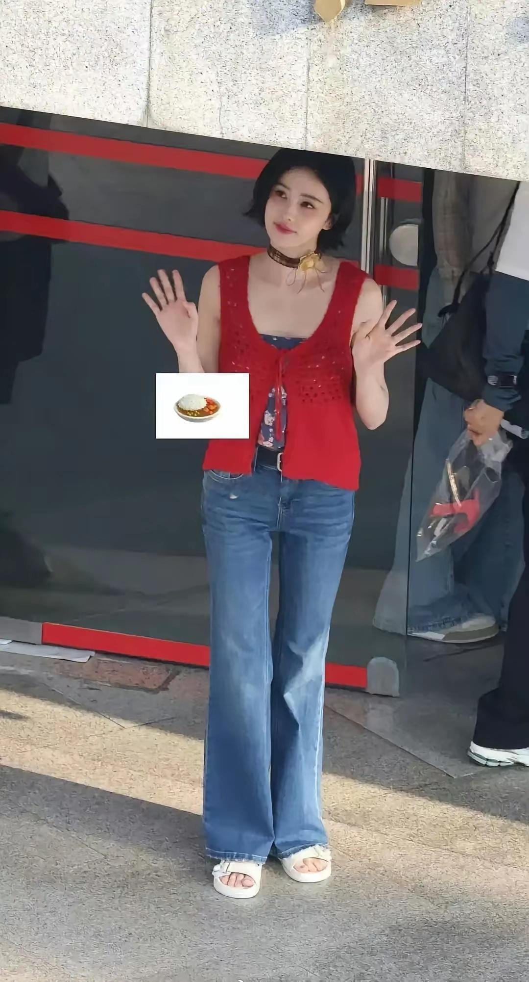 白鹿新剧造型，这是在模仿孟子义跑男这套吗？不过真的好虐……