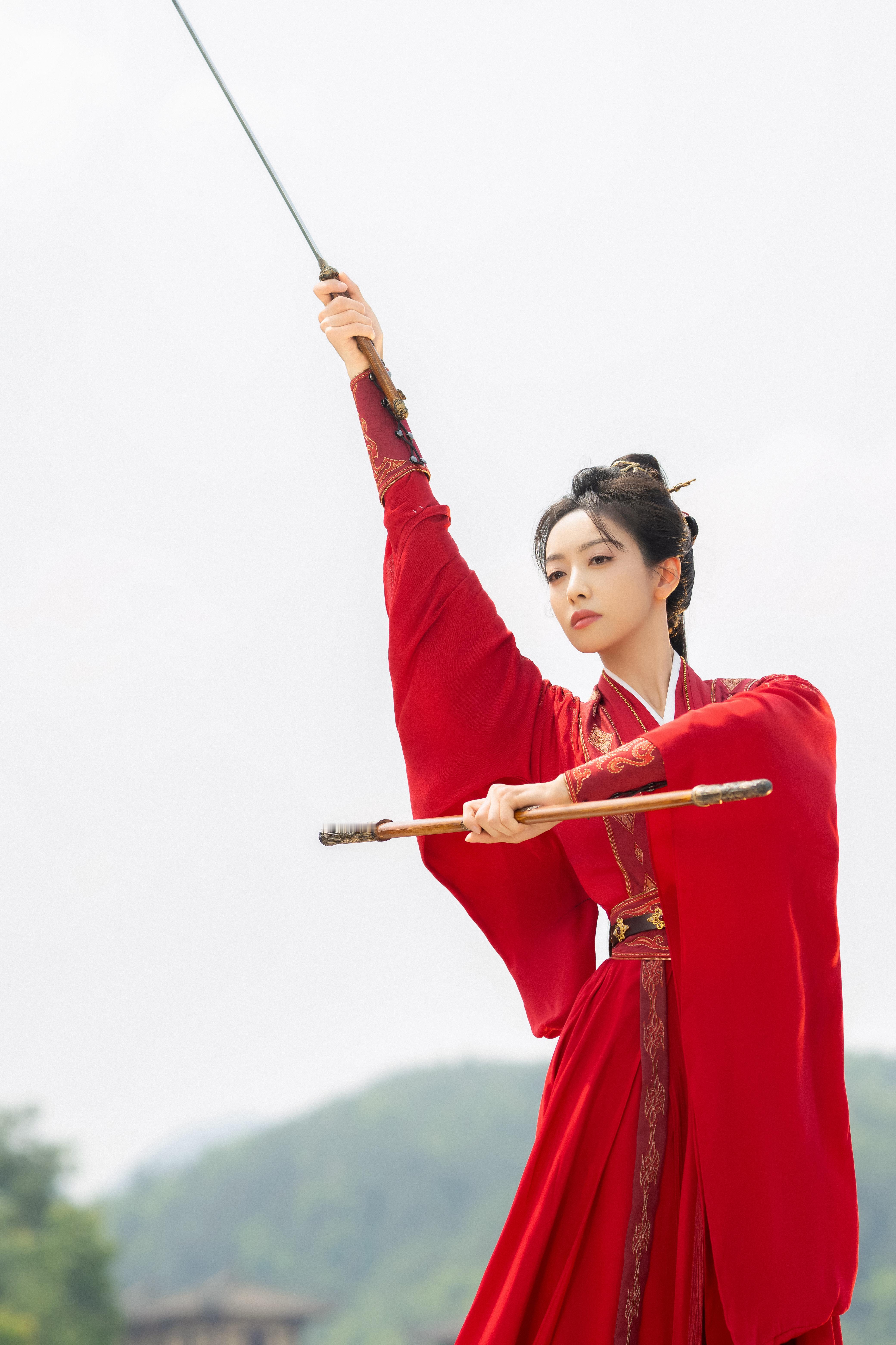 红衣喜欢喜欢!!!宋茜《山河枕》楚瑜☽剧照-1️⃣红