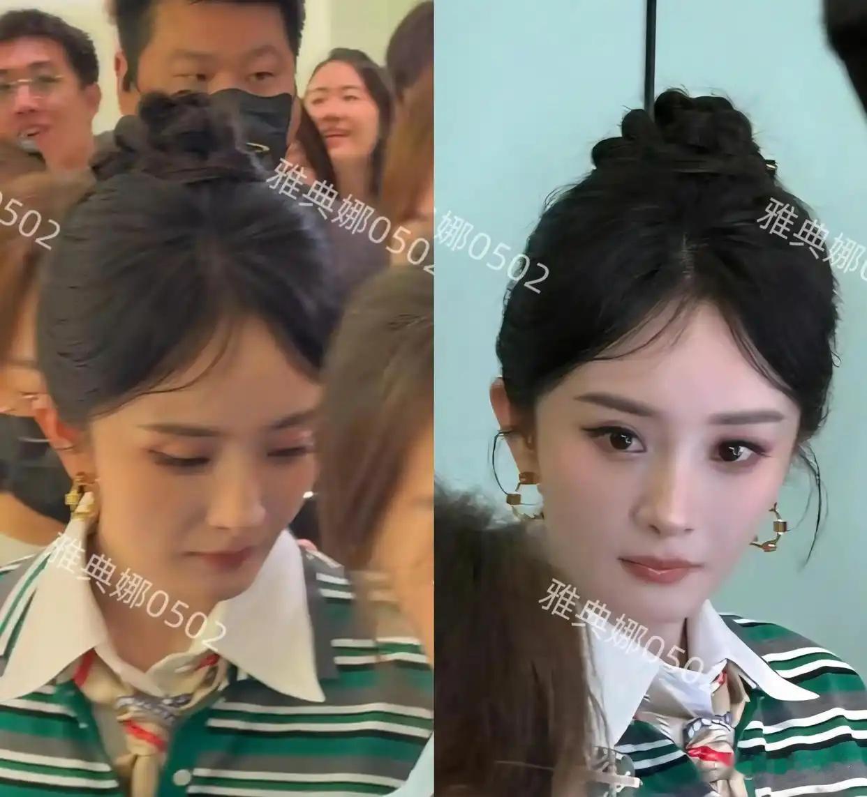 杨幂精修图与生图反差明显，离开美颜后年龄感加重引热议