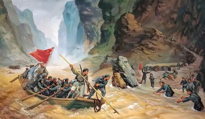 一渡赤水时教员问：我们的目标是什么？众人说：打下土城，去四川。教员：不对，是逃出