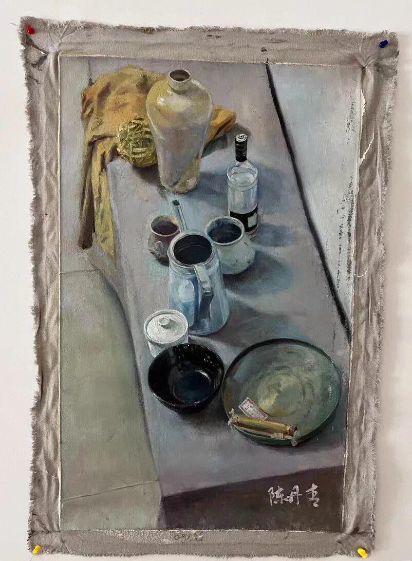 买家回应“学生画作被误认陈丹青作品”: 不会找销售机构讨说法, 千金难买我喜欢