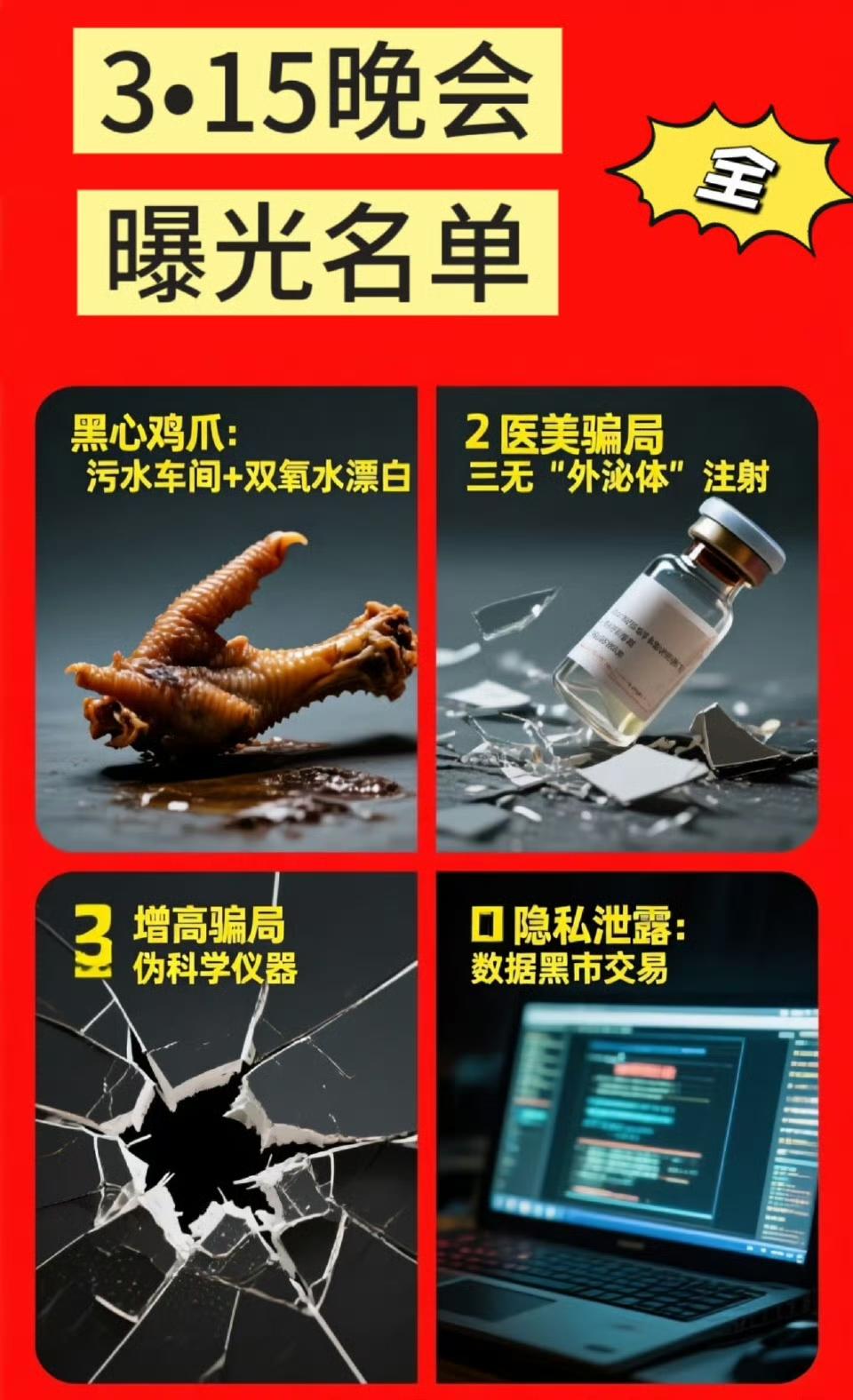 越看越窒息！工业双氧水泡鸡爪、泡药增重虾仁、预制菜冒充现炒、鸭肉冒充牛羊肉、网