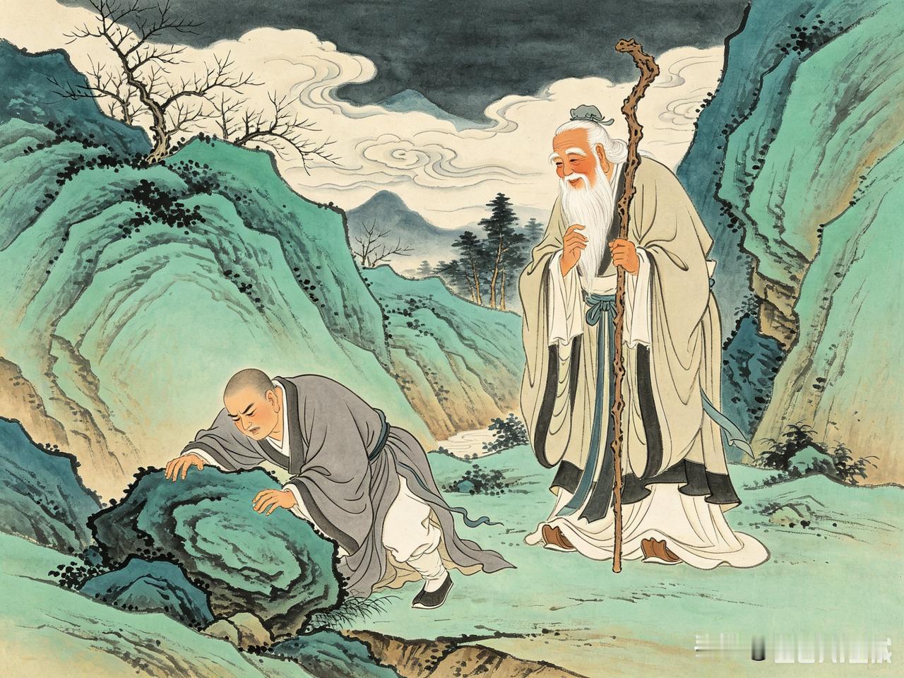 唐贞元年间，和尚契虚游历长安，听说终南山里有仙人，便收拾行囊，一头扎进了山岭。