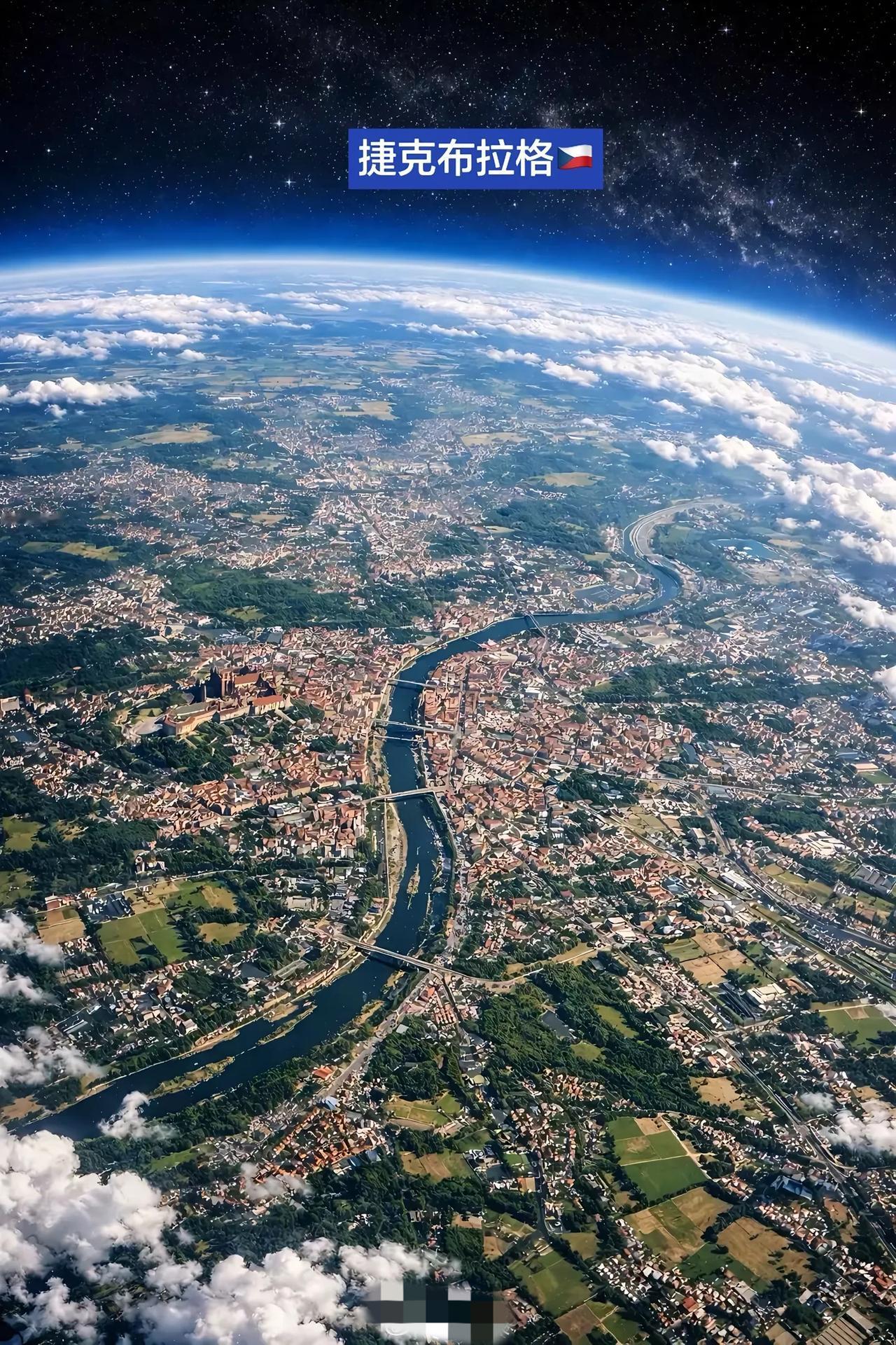 捷克布拉格航拍图